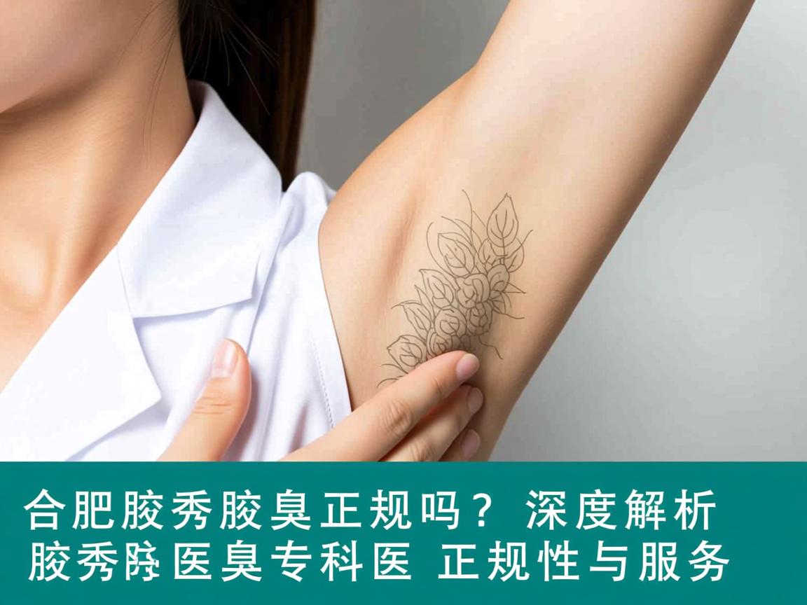 合肥腋秀腋臭正规吗？深度解析合肥腋秀腋臭专科的正规性与服务
