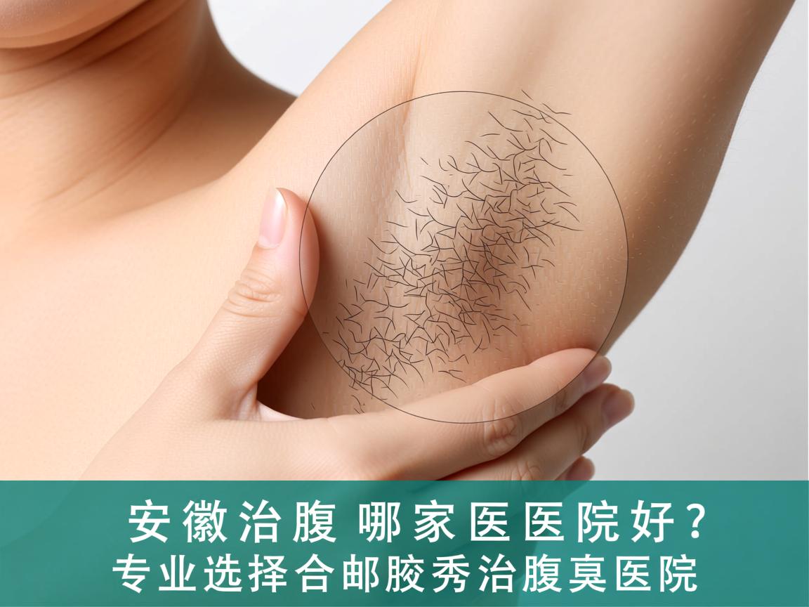 安徽治腋臭哪家医院好？专业选择合肥腋秀治腋臭医院