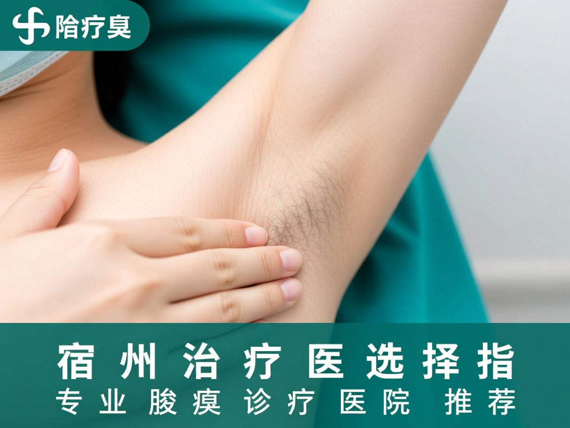 宿州治疗腋臭医院选择指南，专业腋臭诊疗医院推荐