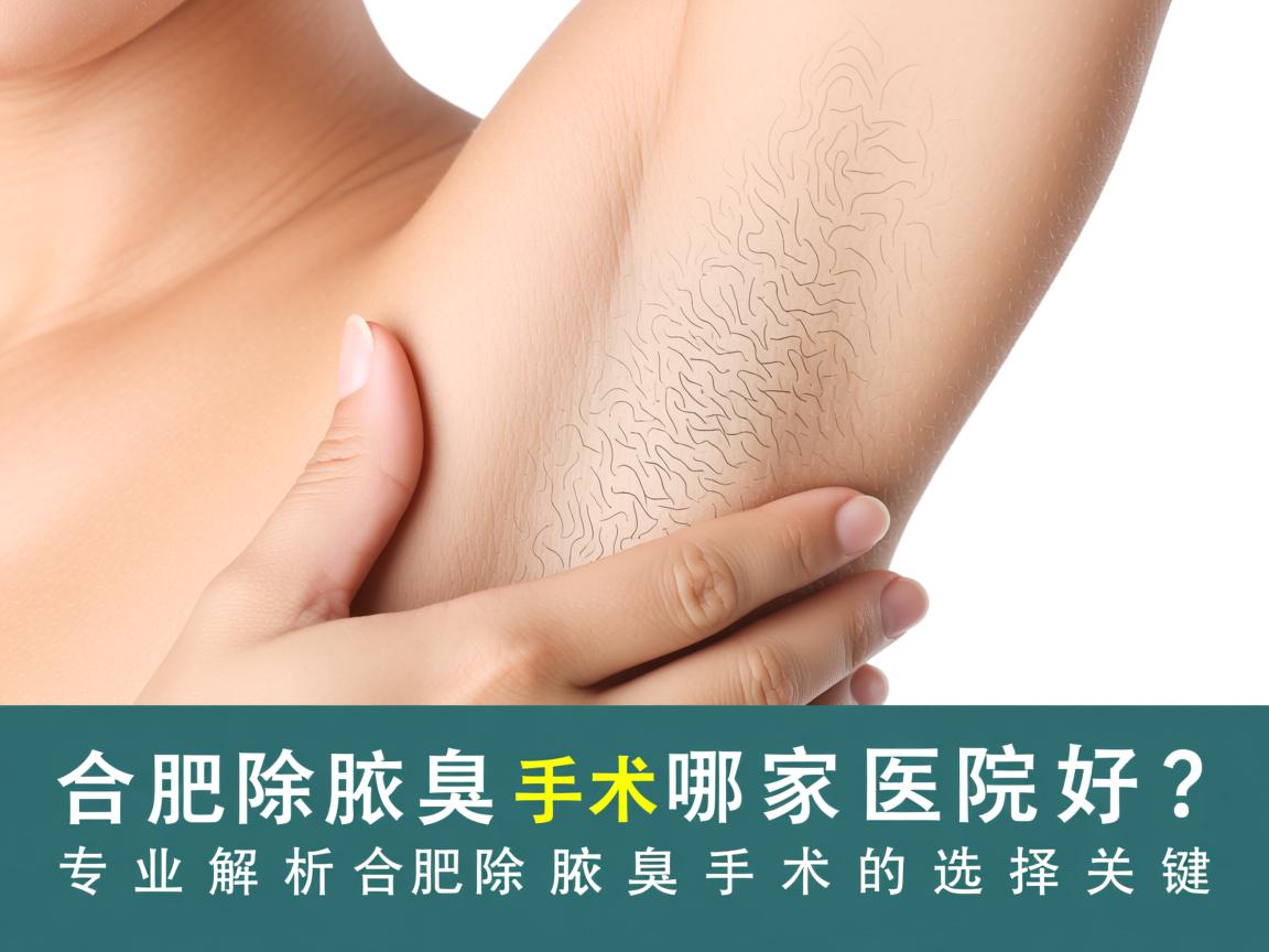 合肥除腋臭手术哪家医院好？专业解析合肥除腋臭手术的选择关键