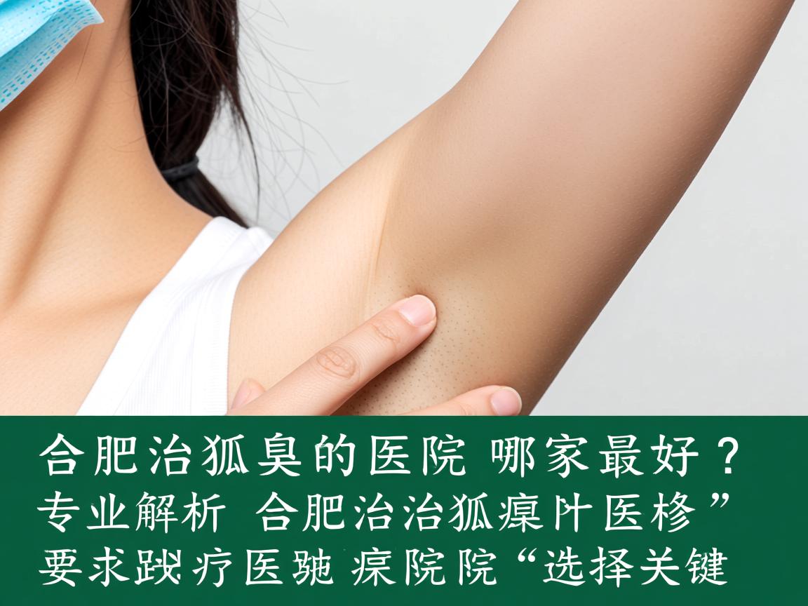 合肥治狐臭的医院哪家最好？专业解析合肥治狐臭医院的选择关键