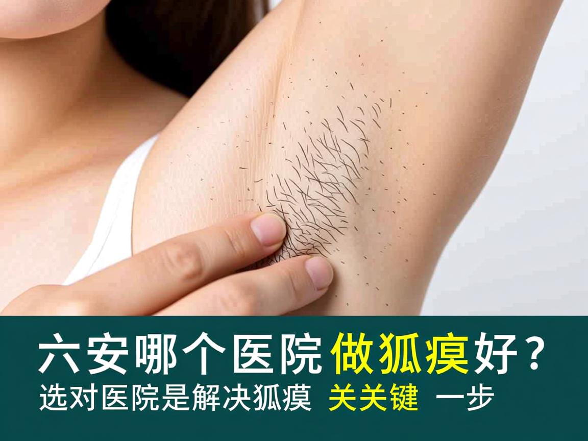 六安哪个医院做狐臭好？选对医院是解决狐臭的关键一步
