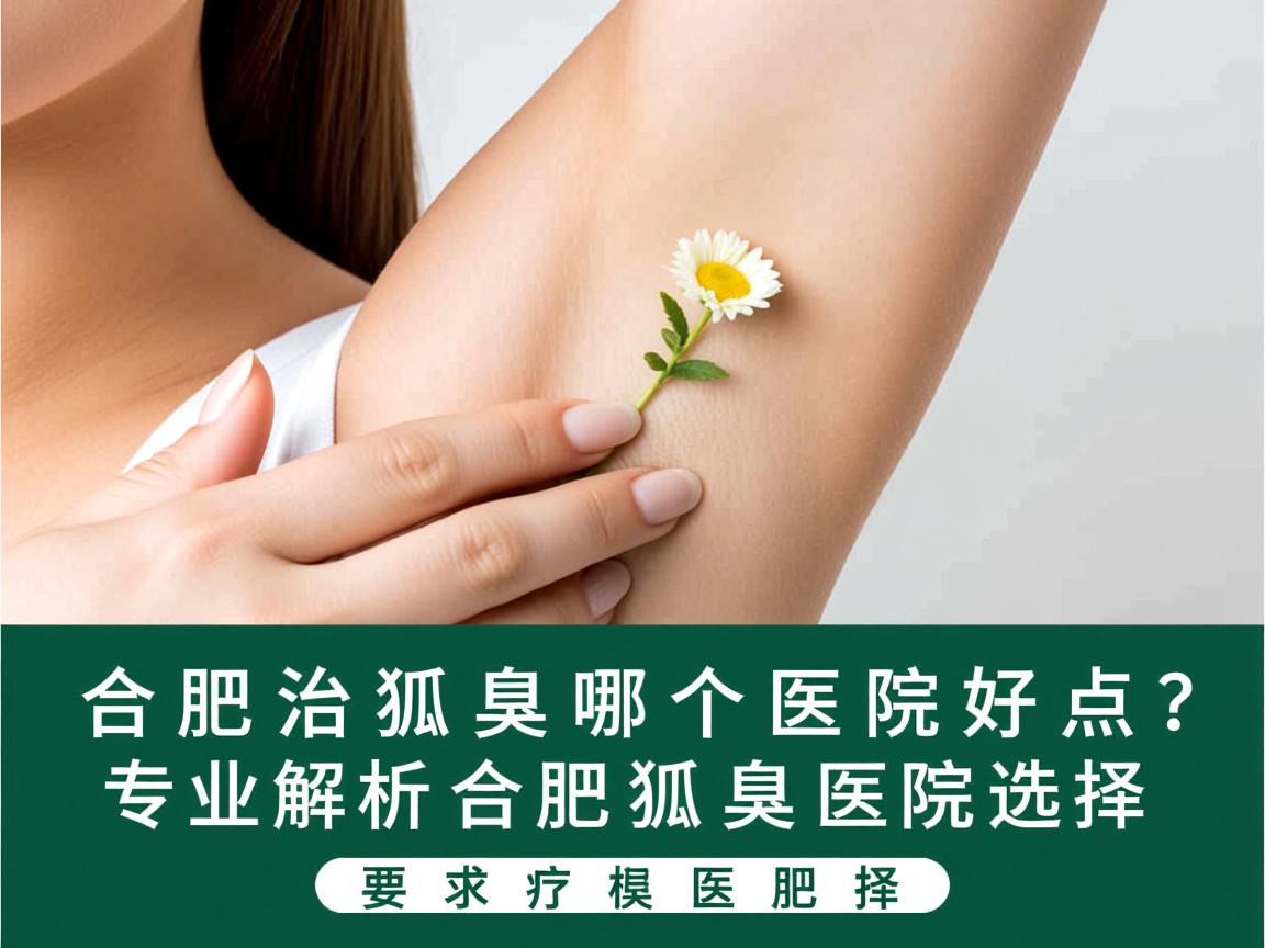 合肥治狐臭哪个医院好点？专业解析合肥狐臭医院选择