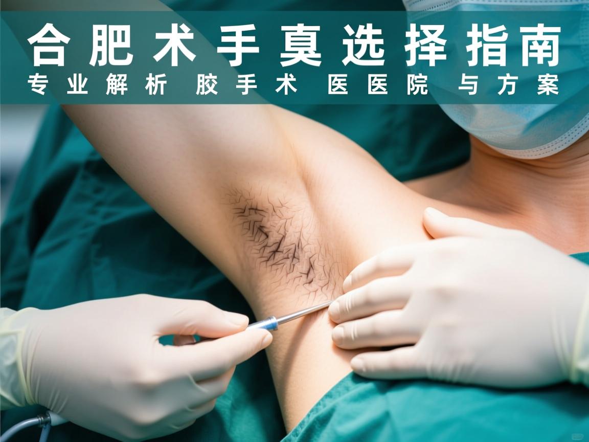 合肥腋臭手术选择指南，专业解析腋臭手术的医院与方案