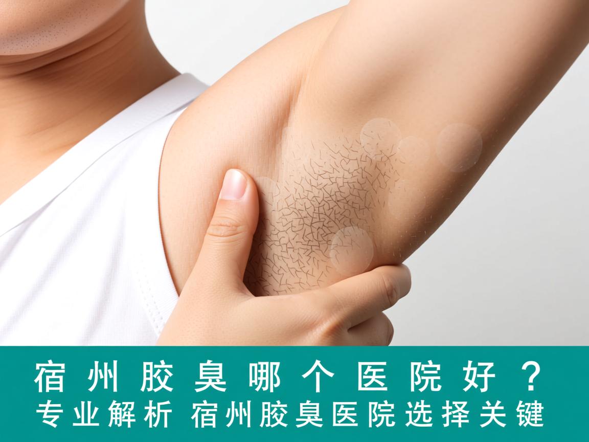 宿州腋臭哪个医院好？专业解析宿州腋臭医院的选择关键