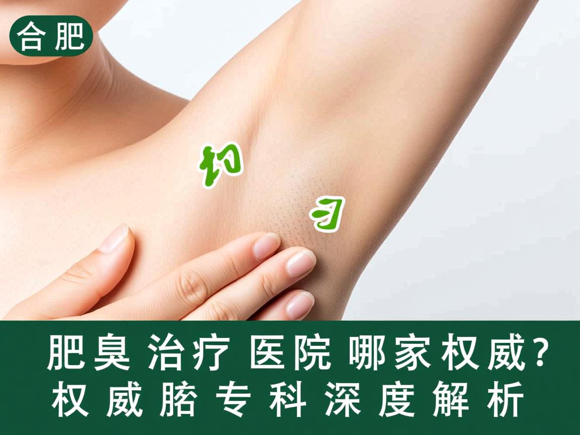 合肥腋臭治疗医院哪家权威?权威腋臭专科深度解析 合肥腋臭治疗医院哪家权威?权威腋臭专科深度解析