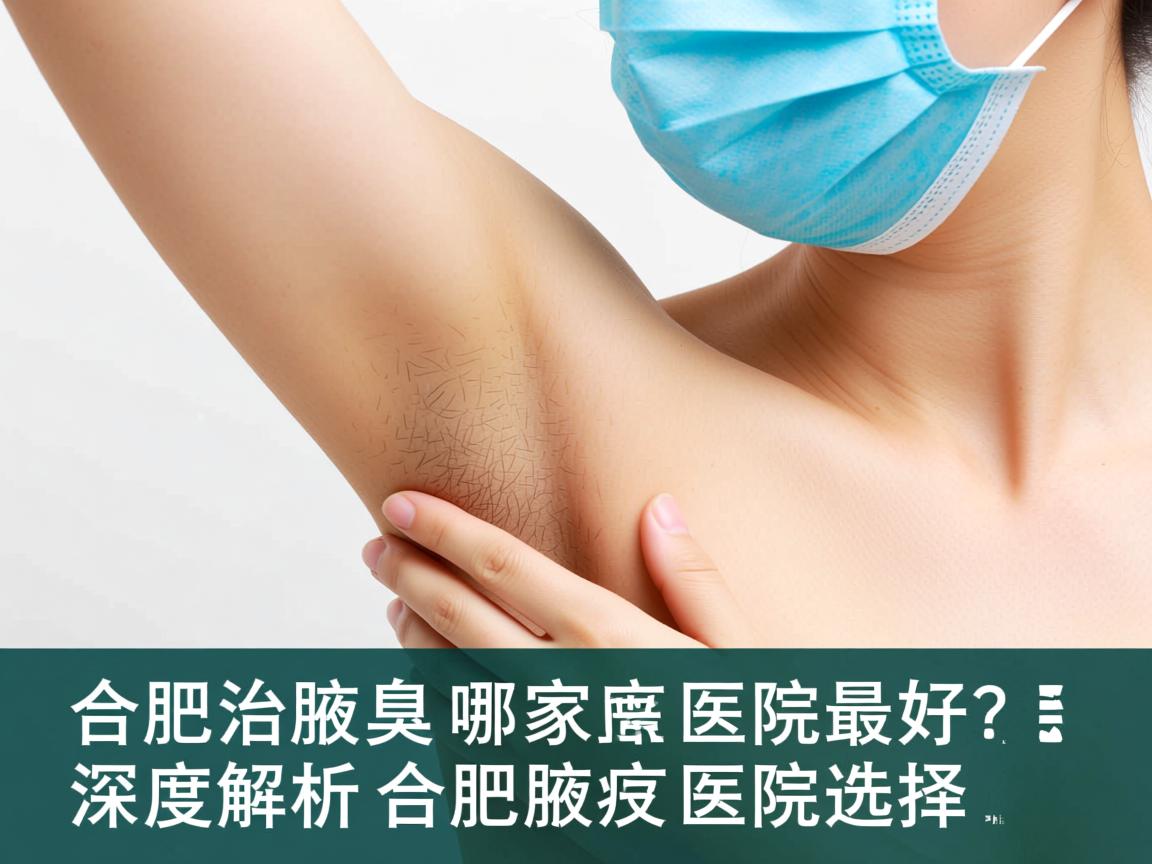 合肥治疗腋臭哪家医院最好？深度解析合肥腋臭医院选择