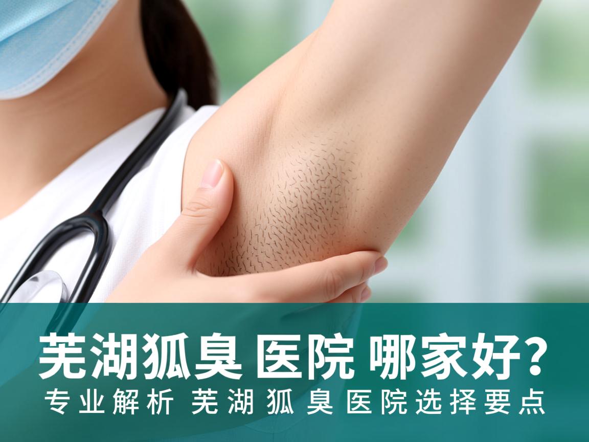 芜湖狐臭医院哪家好？专业解析芜湖狐臭医院选择要点