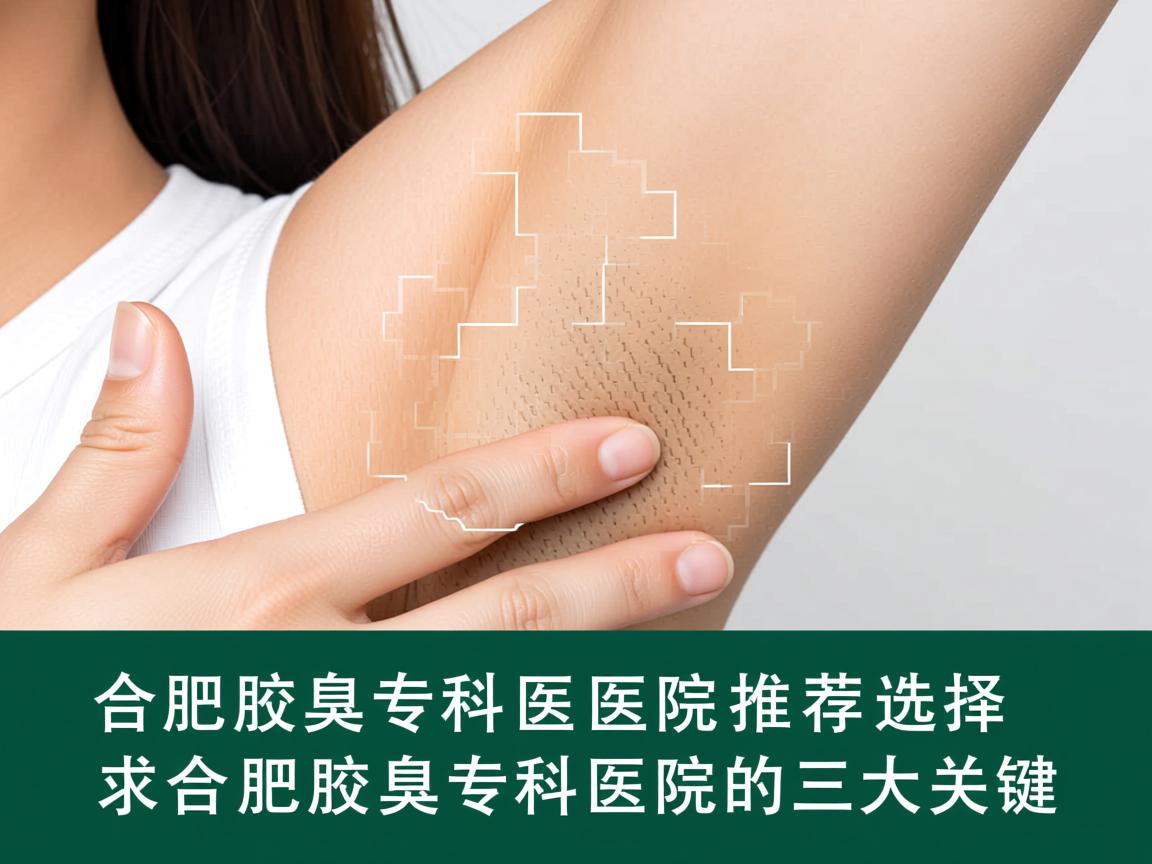 合肥腋臭专科医院推荐，选择合肥腋臭专科医院的三大关键