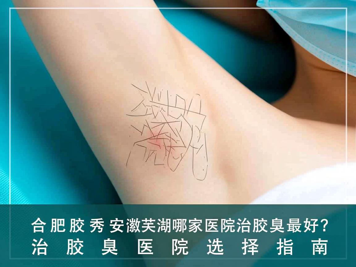 合肥腋秀解析，安徽芜湖哪家医院治腋臭最好？治腋臭医院选择指南
