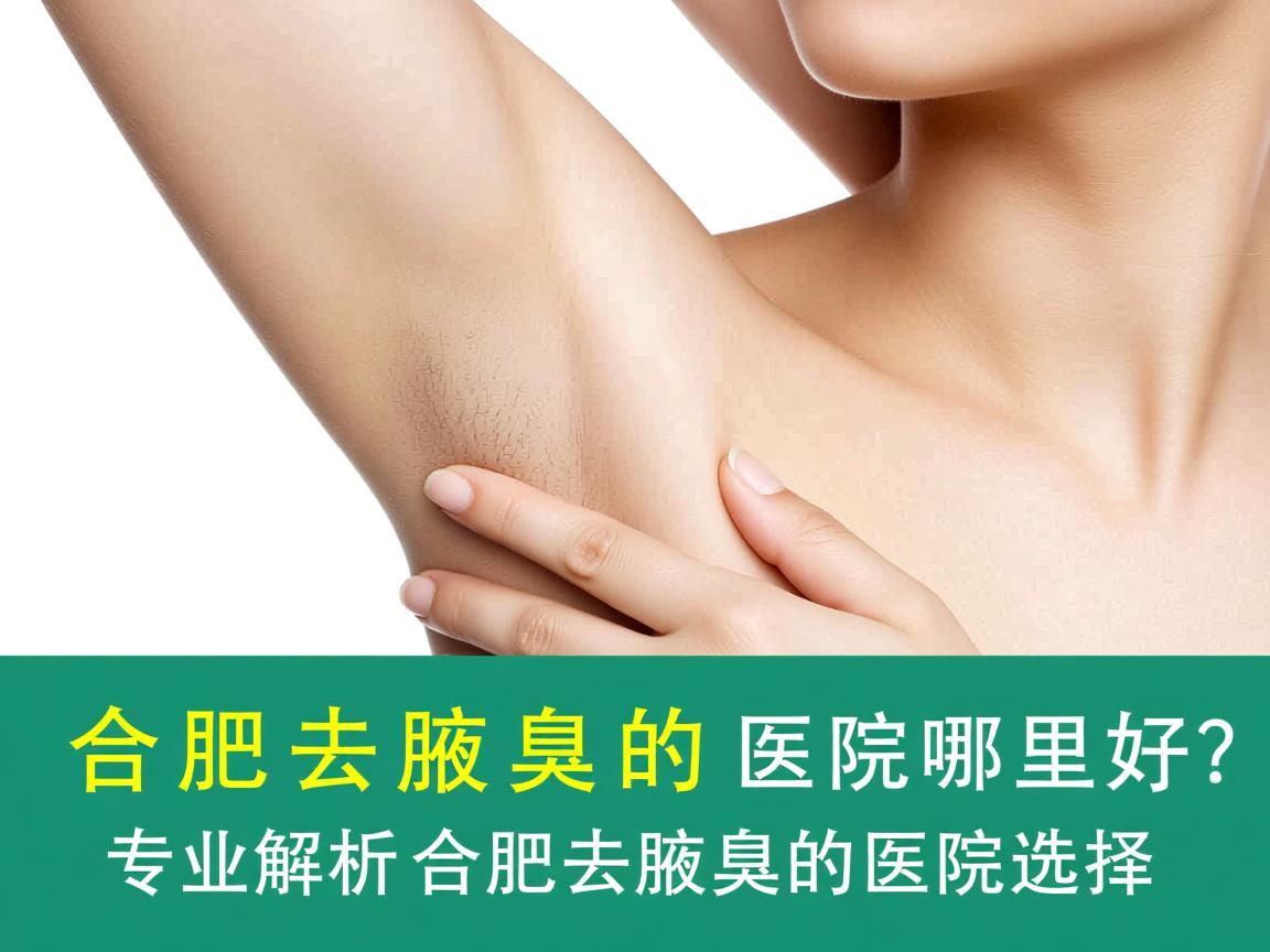 合肥去腋臭的医院哪里好？专业解析合肥去腋臭的医院选择