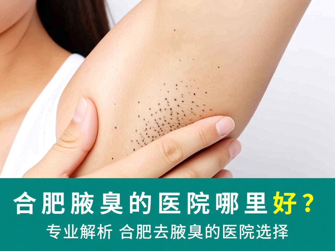 合肥去腋臭的医院哪里好？专业解析合肥去腋臭的医院选择