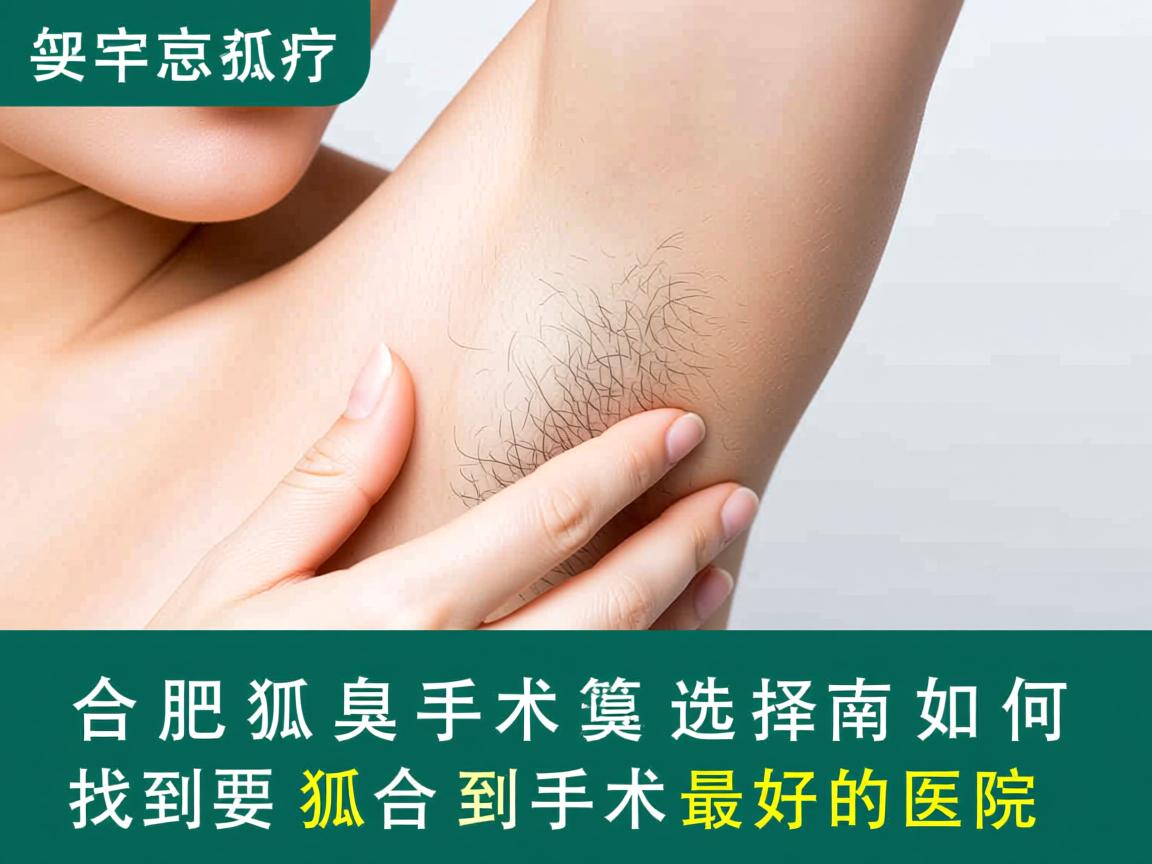 合肥狐臭手术选择指南，如何找到合肥狐臭手术最好的医院