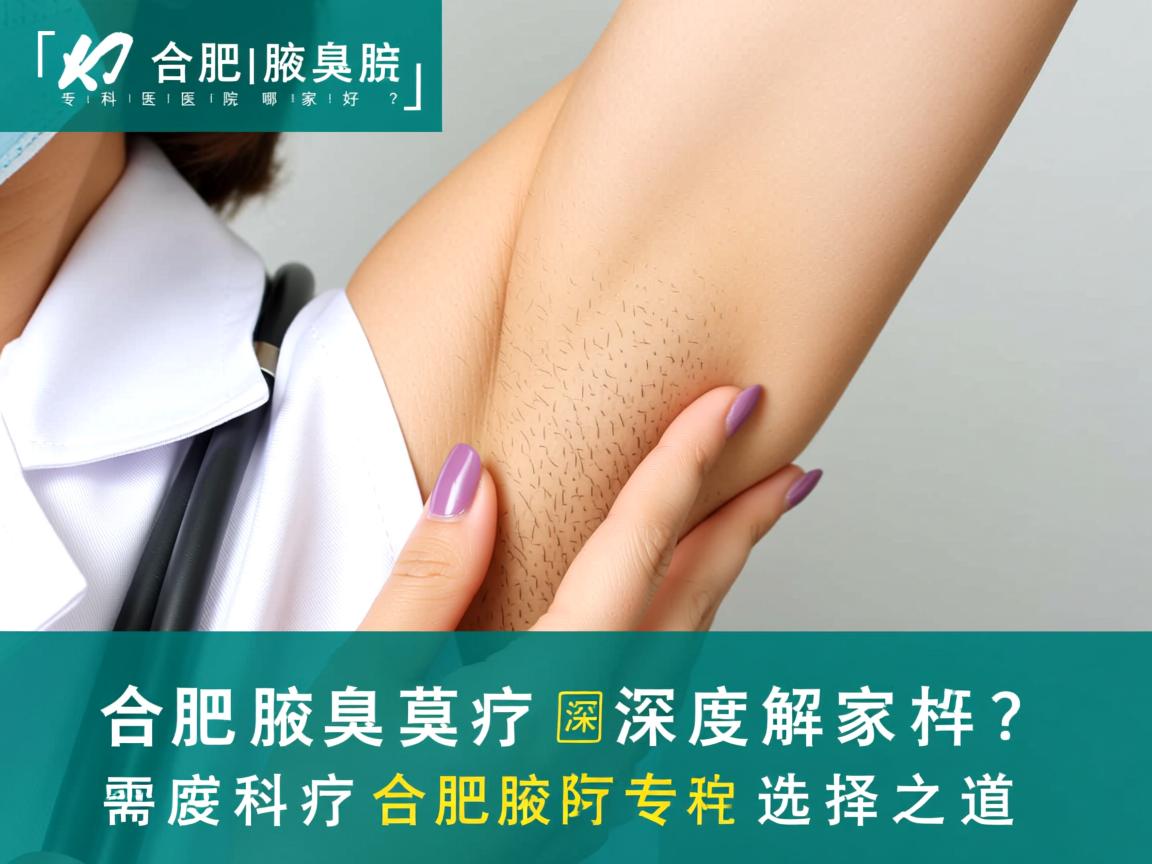 合肥腋臭专科医院哪家好？深度解析合肥腋臭专科的选择之道