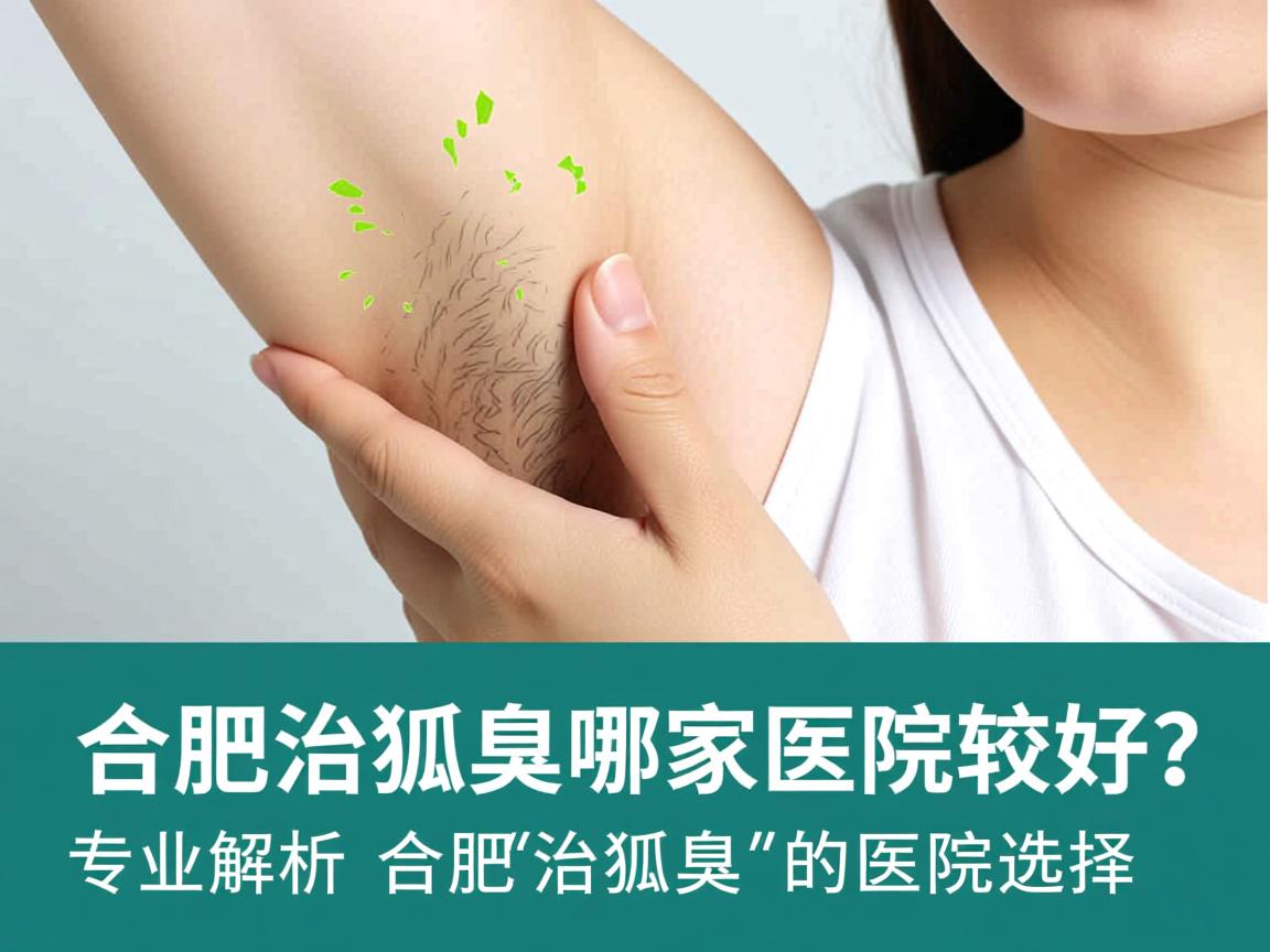 合肥治狐臭哪家医院较好？专业解析合肥治狐臭的医院选择