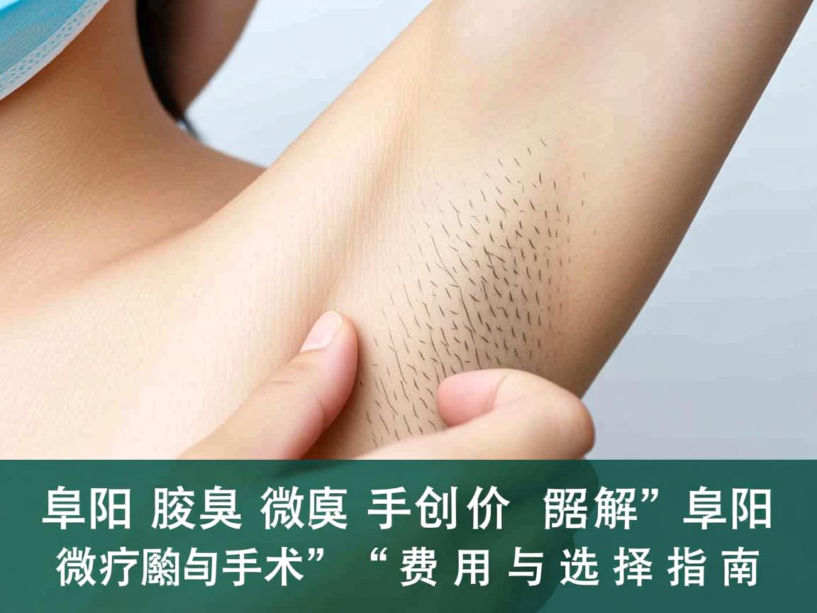 阜阳腋臭微创手术价格解析，阜阳腋臭微创手术的费用与选择指南