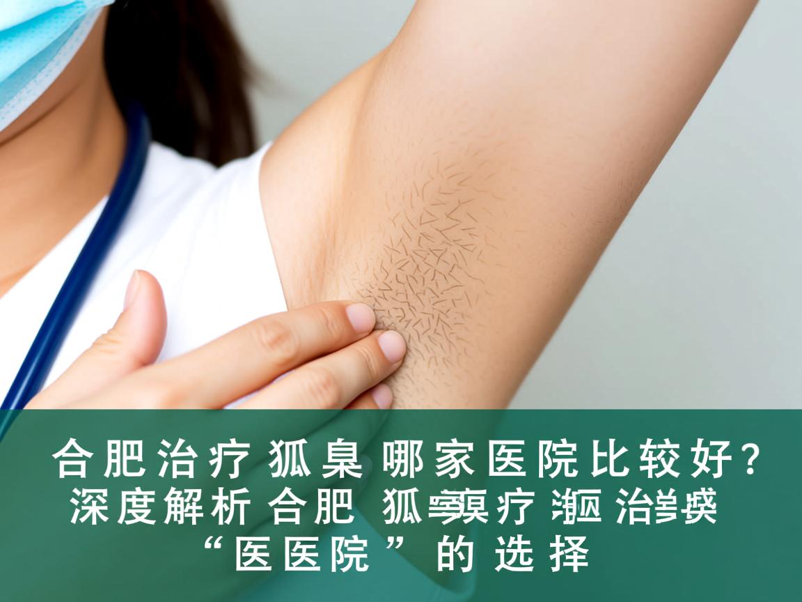 合肥治疗狐臭哪家医院比较好？深度解析合肥狐臭治疗医院的选择