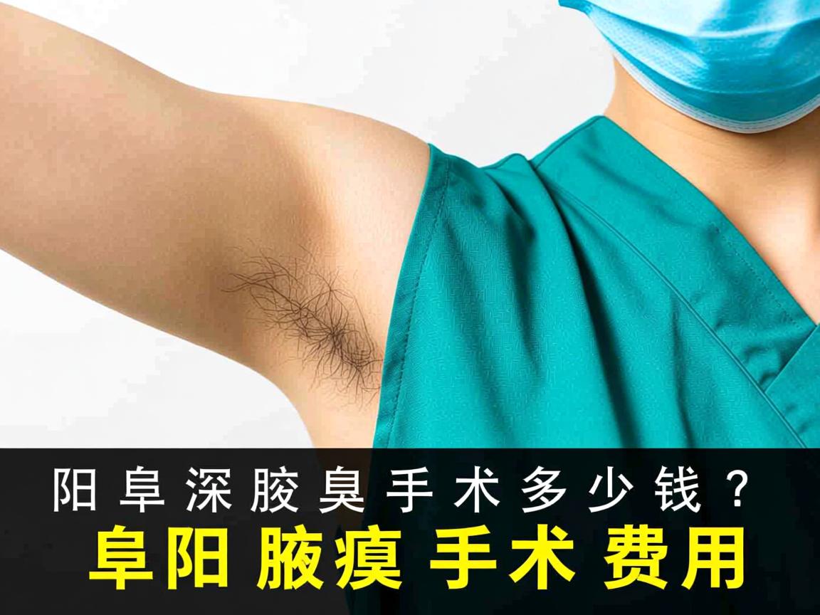 阜阳腋臭手术多少钱？深度解析阜阳腋臭手术费用