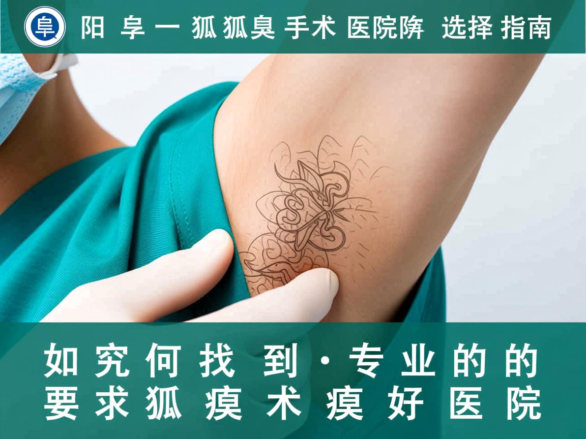 阜阳狐臭手术医院选择指南,如何找到专业的狐臭术好医院 阜阳狐臭手术医院选择指南,如何找到专业的狐臭术好医院