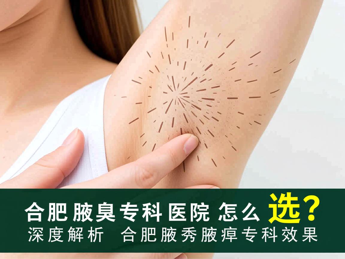 合肥腋臭专科医院怎么选?深度解析合肥腋秀腋臭专科效果 合肥腋臭专科医院怎么选?深度解析合肥腋秀腋臭专科效果