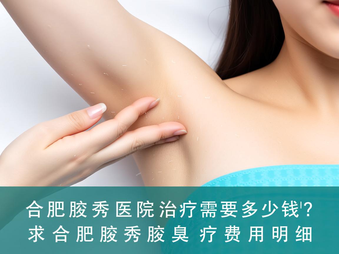 合肥腋秀医院治疗需要多少钱?了解合肥腋秀腋臭治疗费用明细 合肥腋秀医院治疗需要多少钱?了解合肥腋秀腋臭治疗费用明细
