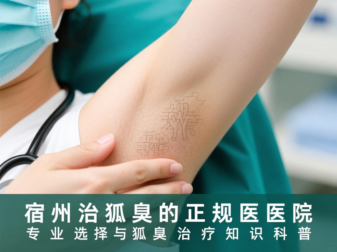 宿州治狐臭的正规医院,专业选择与狐臭治疗知识科普 宿州治狐臭的正规医院,专业选择与狐臭治疗知识科普