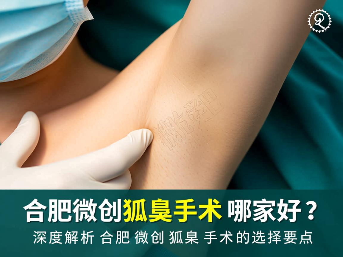 合肥微创狐臭手术哪家好？深度解析合肥微创狐臭手术的选择要点