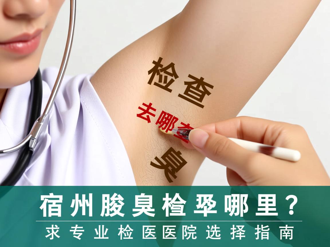 宿州腋臭检查去哪里?专业腋臭检查医院选择指南 宿州腋臭检查去哪里?专业腋臭检查医院选择指南