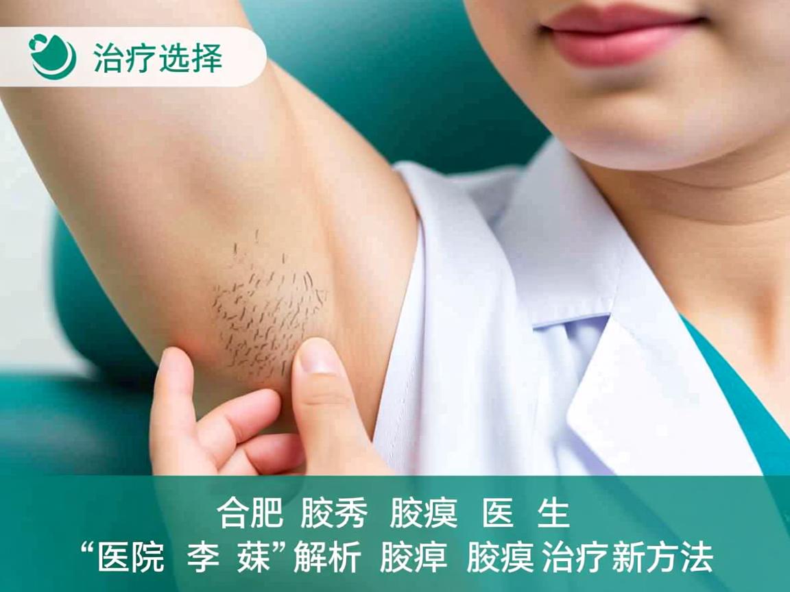 腋臭治疗选择,合肥腋秀腋臭医院李茹医生解析腋臭治疗新方法 腋臭治疗选择,合肥腋秀腋臭医院李茹医生解析腋臭治疗新方法
