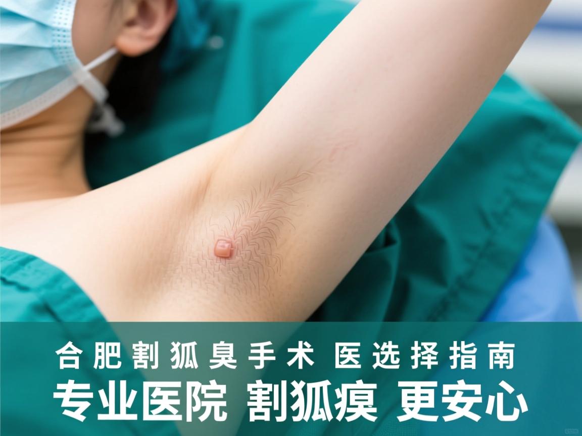 合肥割狐臭手术医院选择指南,专业医院割狐臭更安心 合肥割狐臭手术医院选择指南,专业医院割狐臭更安心