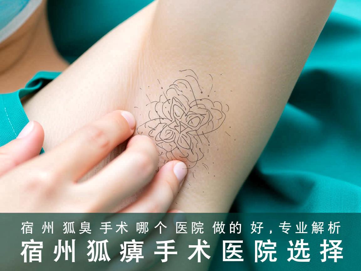宿州狐臭手术哪个医院做的好，专业解析宿州狐臭手术医院选择