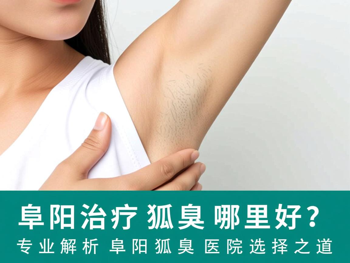 阜阳治疗狐臭哪里好？专业解析阜阳狐臭医院选择之道