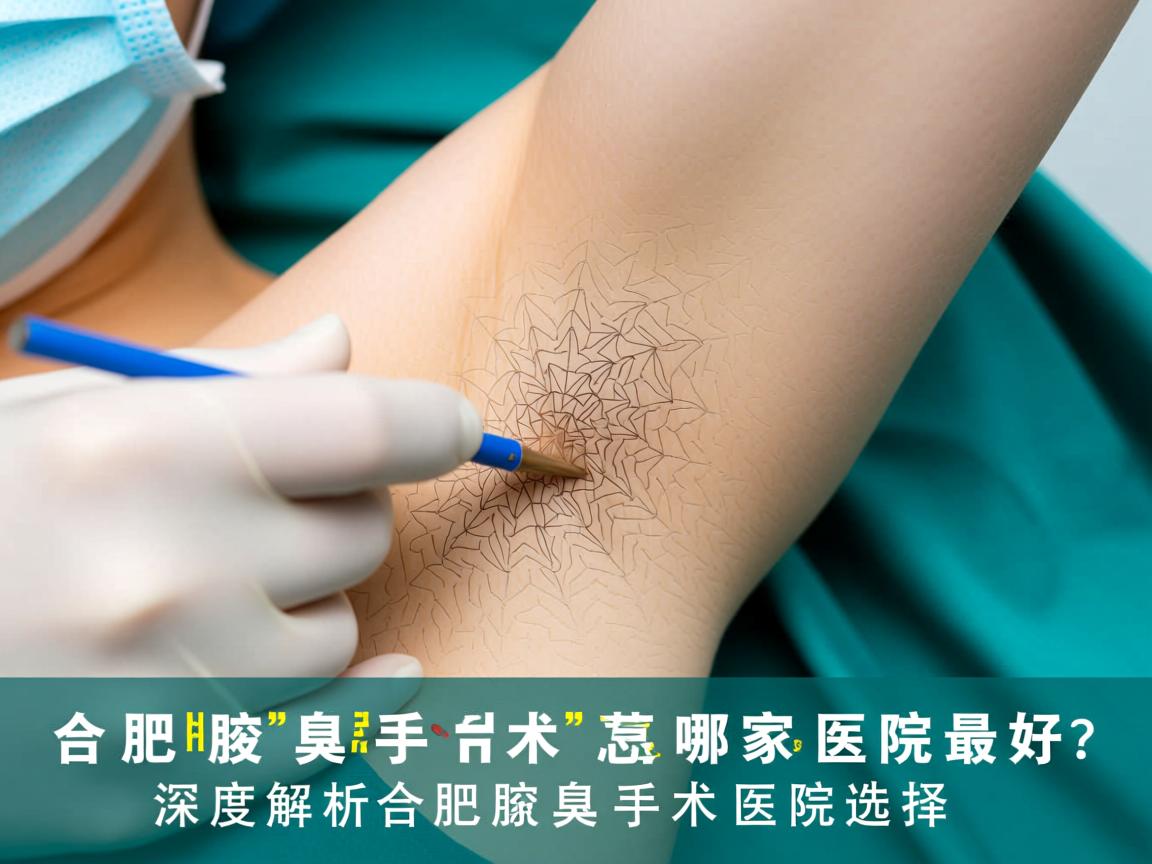 合肥腋臭手术哪家医院最好？深度解析合肥腋臭手术医院选择