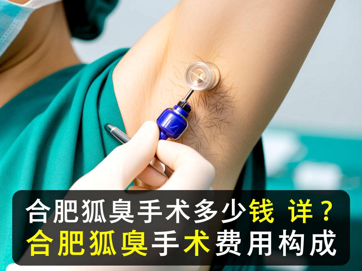 合肥狐臭手术多少钱？详解合肥狐臭手术费用构成