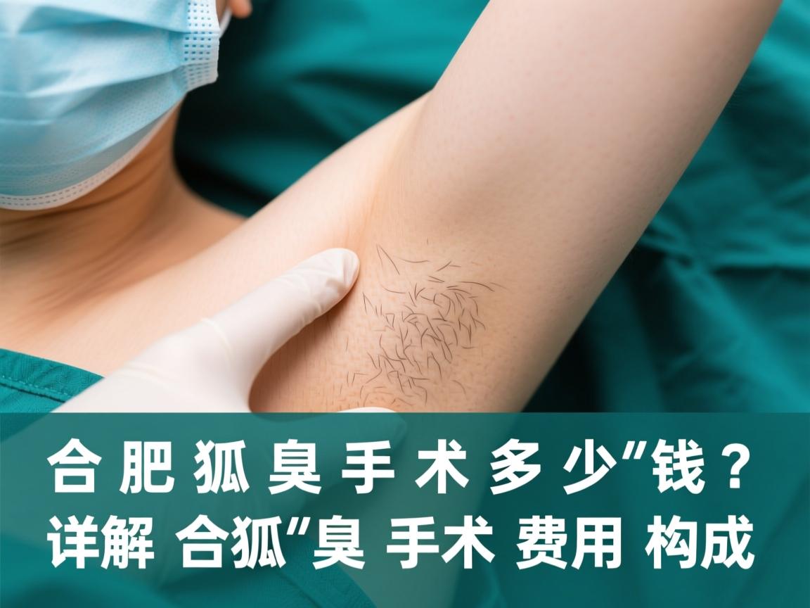 合肥狐臭手术多少钱？详解合肥狐臭手术费用构成