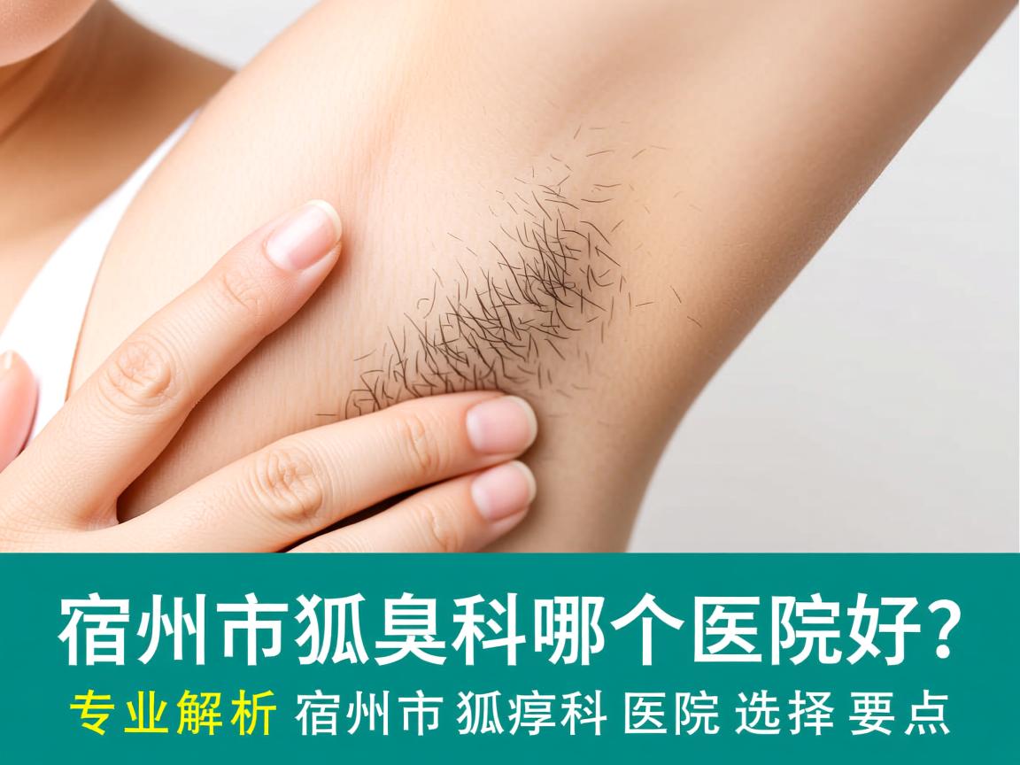 宿州市狐臭科哪个医院好？专业解析宿州市狐臭科医院选择要点
