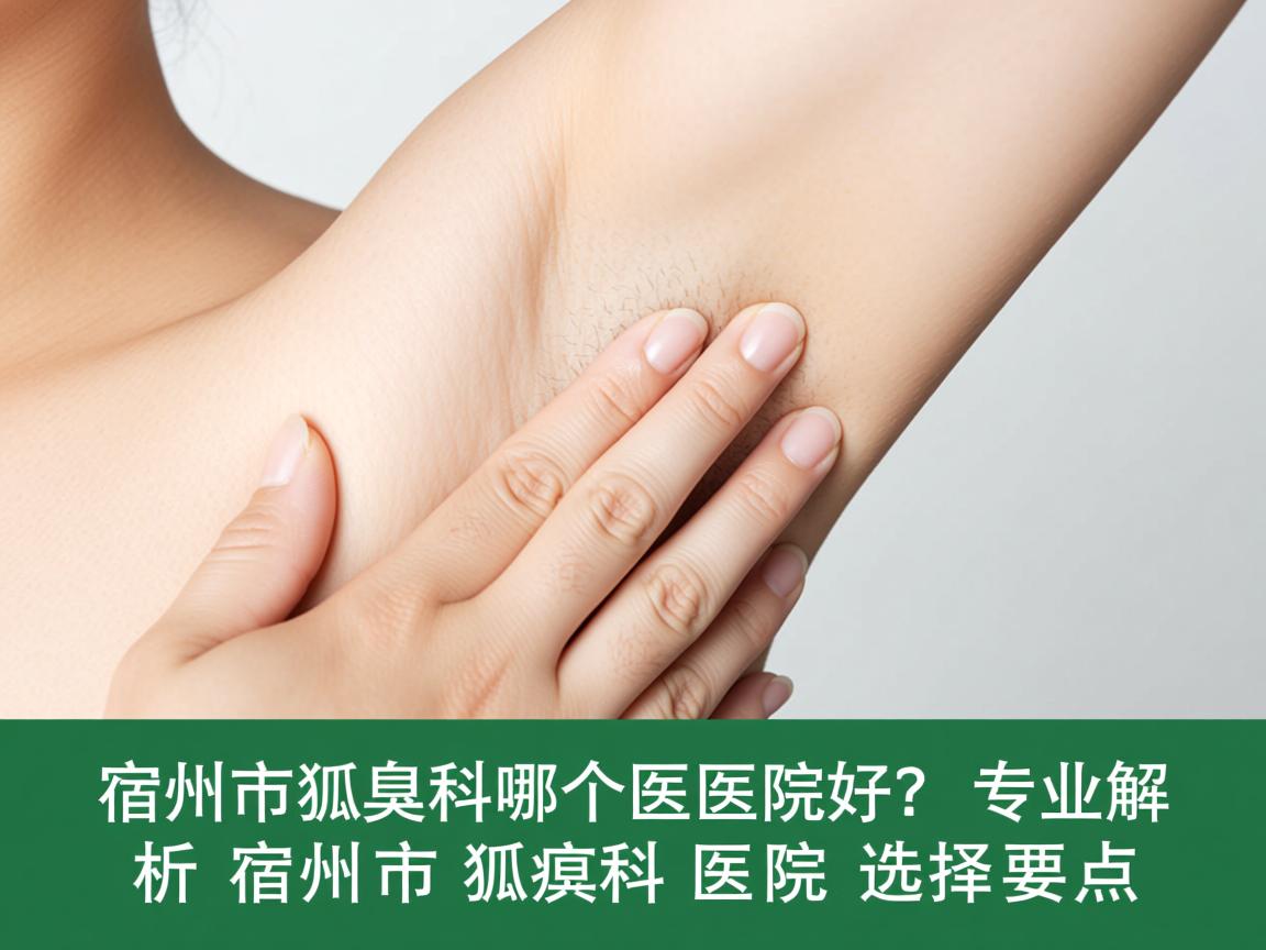 宿州市狐臭科哪个医院好？专业解析宿州市狐臭科医院选择要点