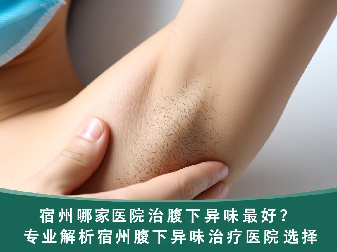 宿州哪家医院治腋下异味最好？专业解析宿州腋下异味治疗医院选择