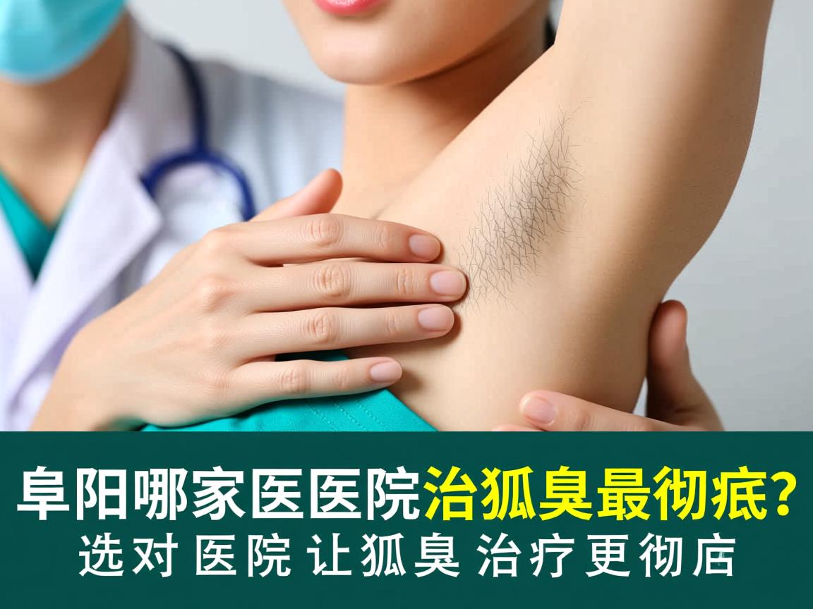 阜阳哪家医院治狐臭最彻底？选对医院让狐臭治疗更彻底