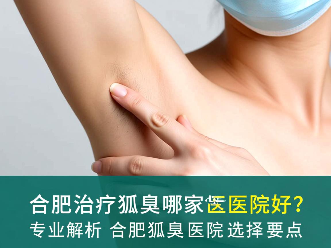 合肥治疗狐臭哪家医院好？专业解析合肥狐臭医院选择要点