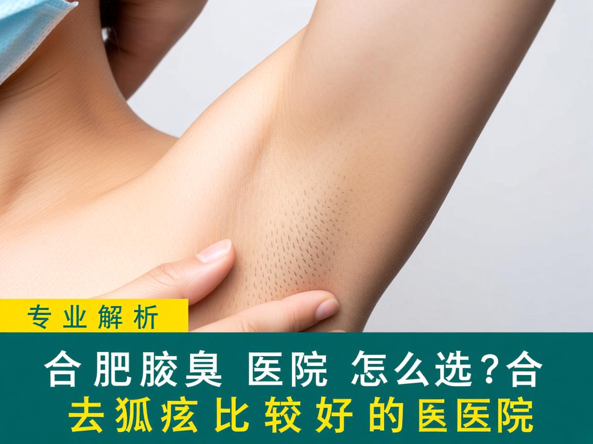 合肥腋臭医院怎么选？专业解析合肥去狐臭比较好的医院