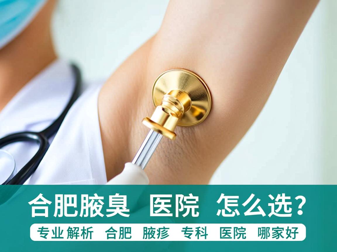 合肥腋臭医院怎么选？专业解析合肥腋臭专科医院哪家好