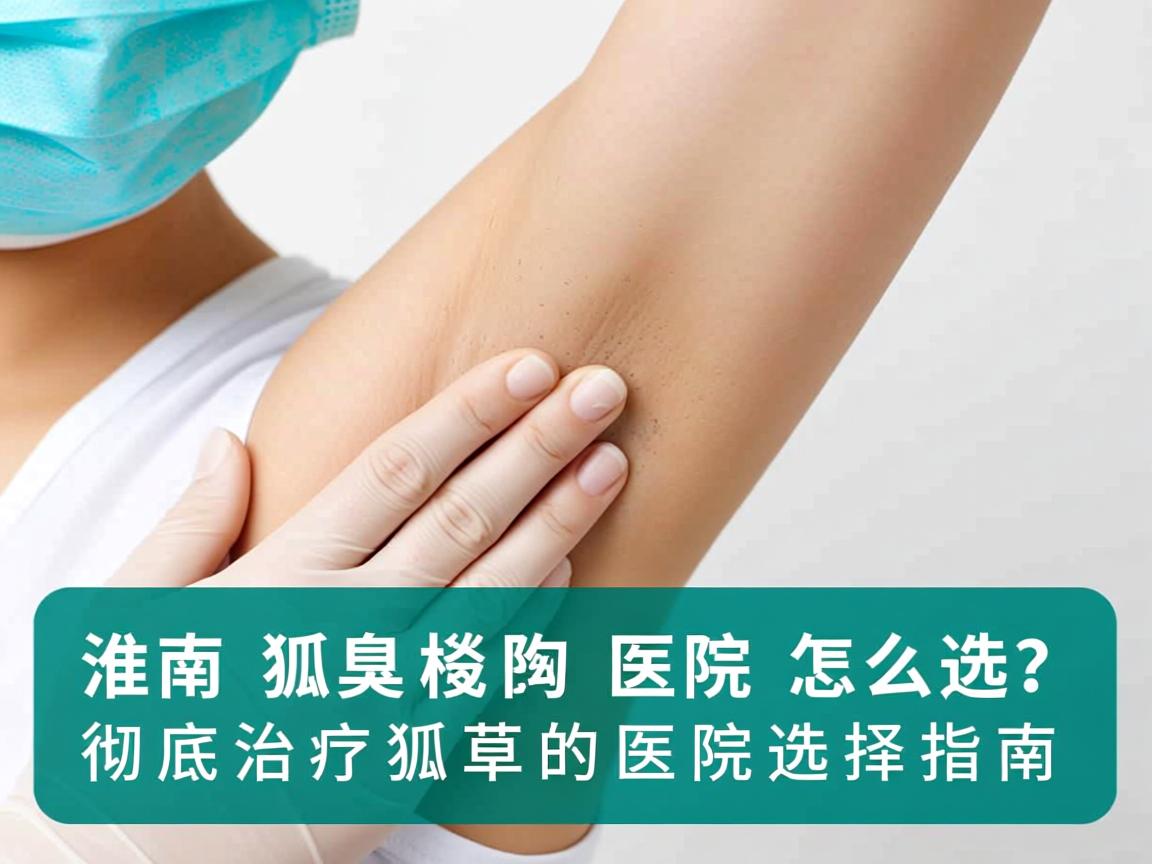淮南狐臭医院怎么选？彻底治疗狐臭的医院选择指南