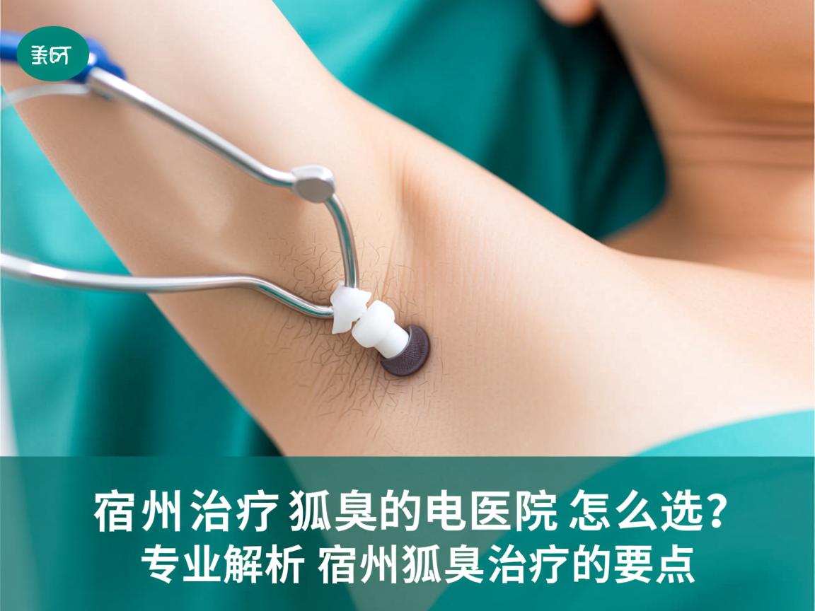 宿州治疗狐臭的医院怎么选？专业解析宿州狐臭治疗的要点