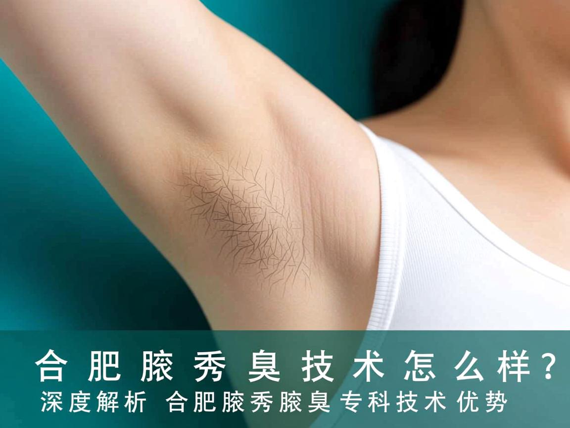 合肥腋秀腋臭技术怎么样？深度解析合肥腋秀腋臭专科技术优势