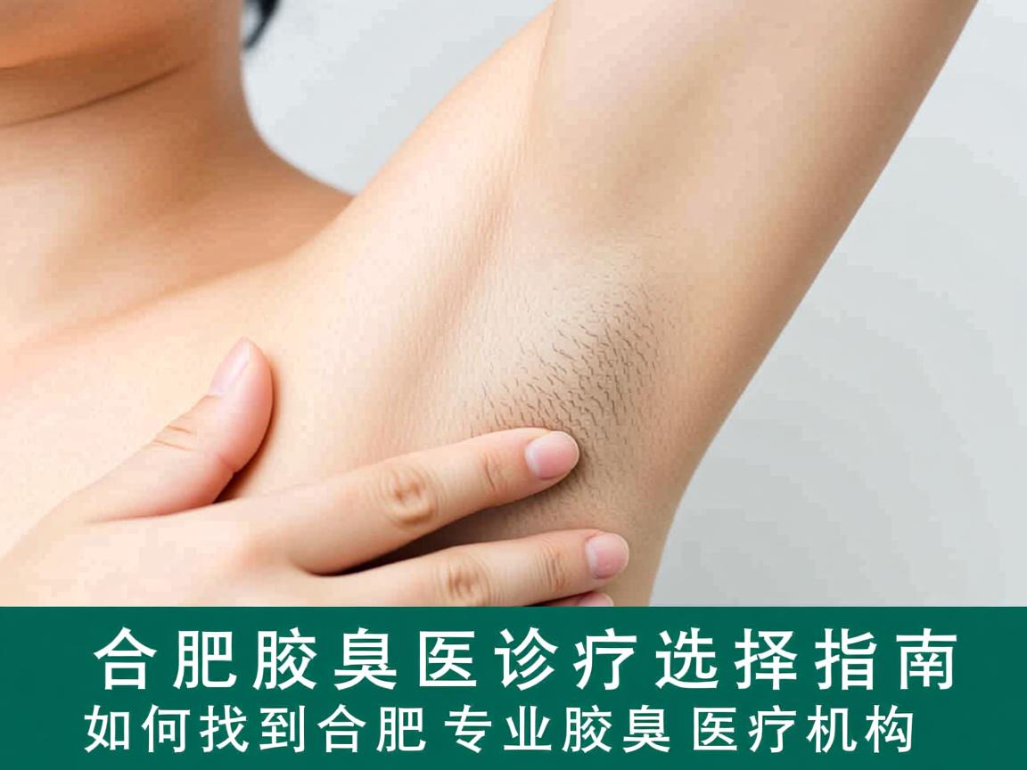合肥腋臭诊疗选择指南，如何找到合肥专业腋臭医疗机构