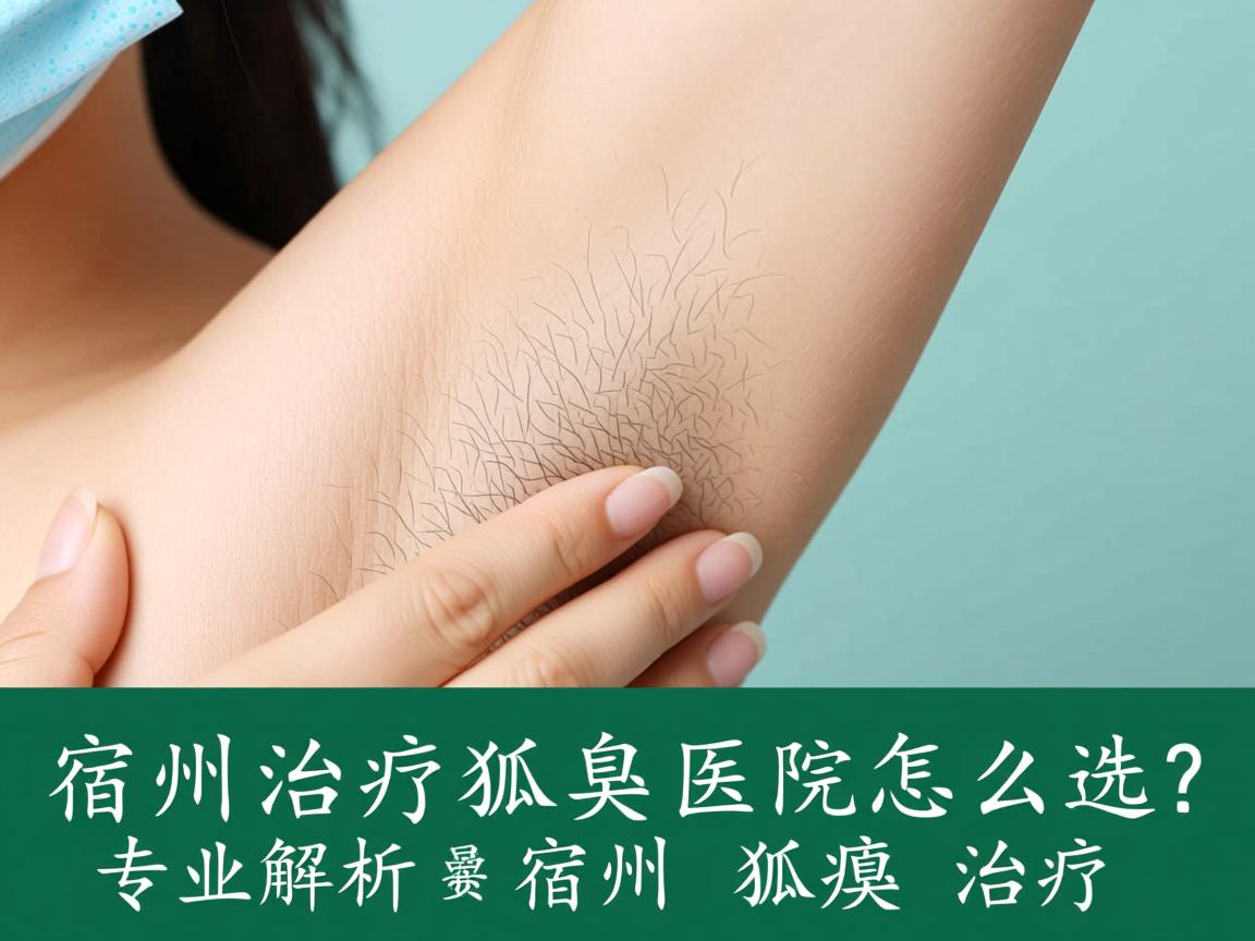 宿州治疗狐臭医院怎么选？专业解析宿州狐臭治疗