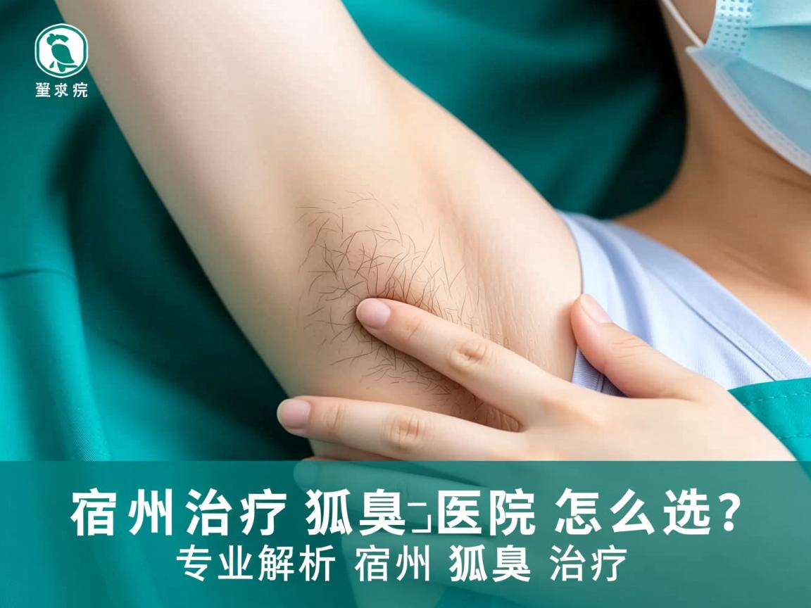 宿州治疗狐臭医院怎么选？专业解析宿州狐臭治疗