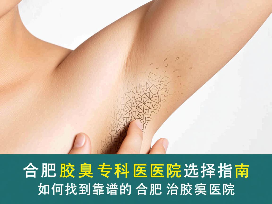 合肥腋臭专科医院选择指南，如何找到靠谱的合肥治腋臭医院