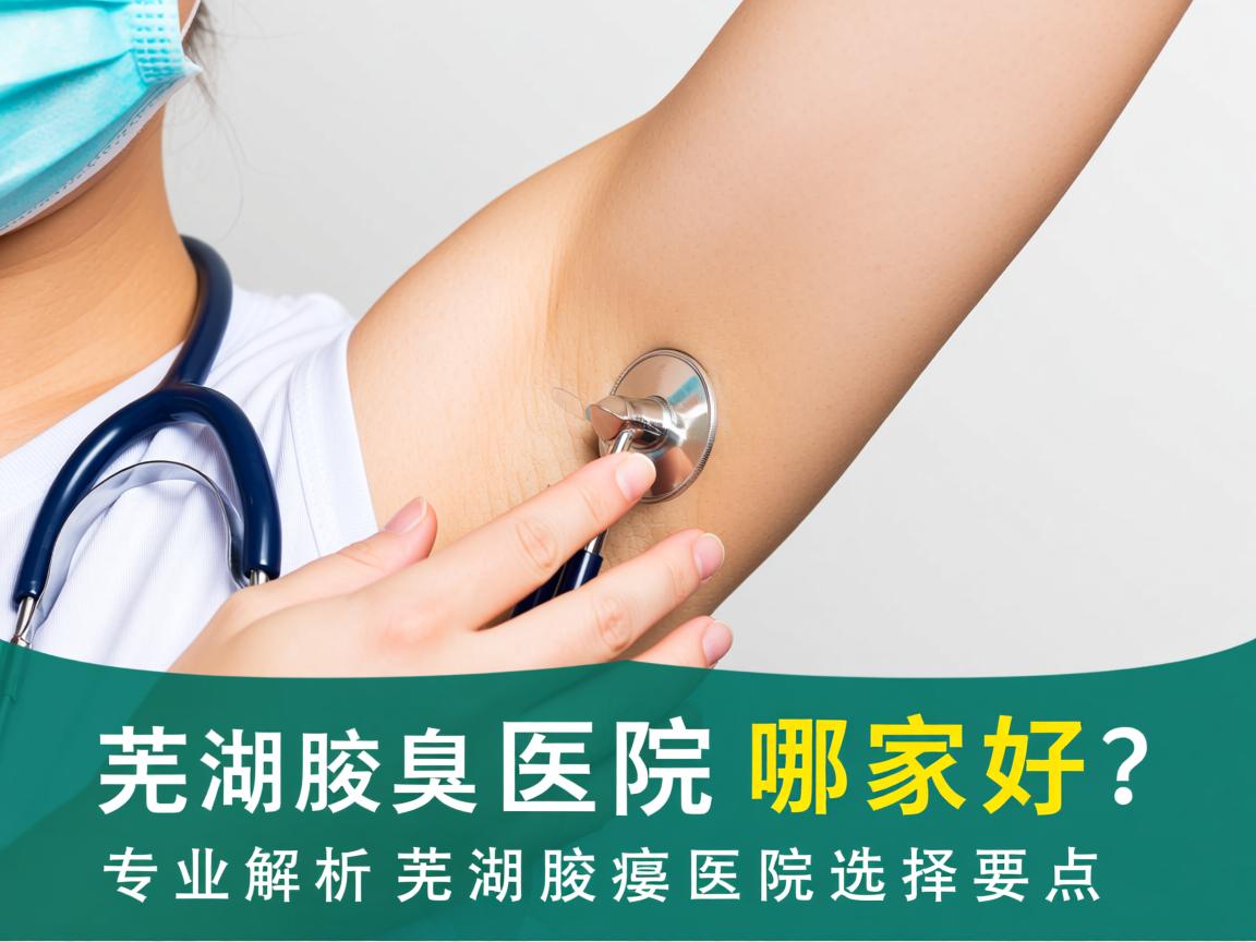 芜湖腋臭医院哪家好？专业解析芜湖腋臭医院选择要点